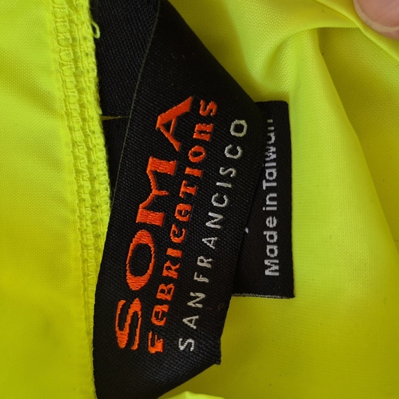 NWOT Soma Fabrications Neon Yellow Cycling Jacket Sz XXL - Picture 7 of 10